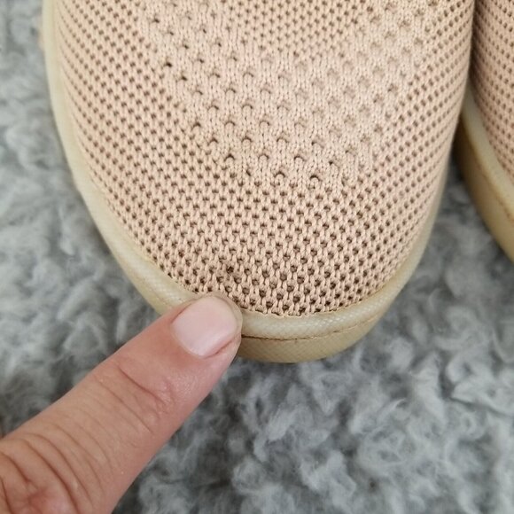 Born Shoes Womens 9 Antero TanKnit Slip On Perforated Mesh Sneakers *Read* - Picture 3 of 9